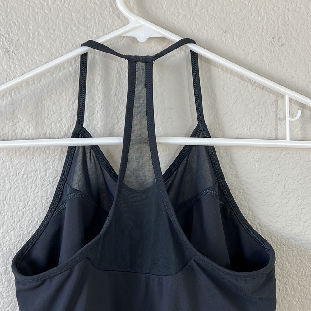 Fabletics Black Mesh Racerback Tank - Picture 8 of 16